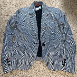 Merona blazer plaid
